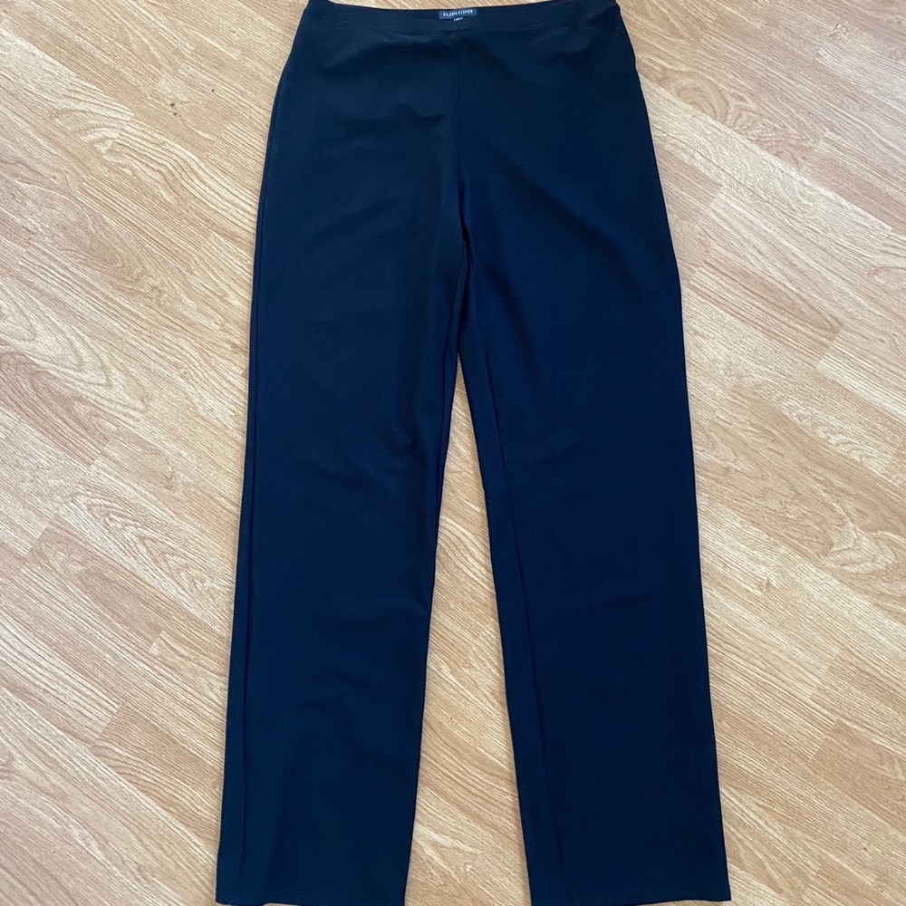 Eileen Fisher Black Pull On Pants